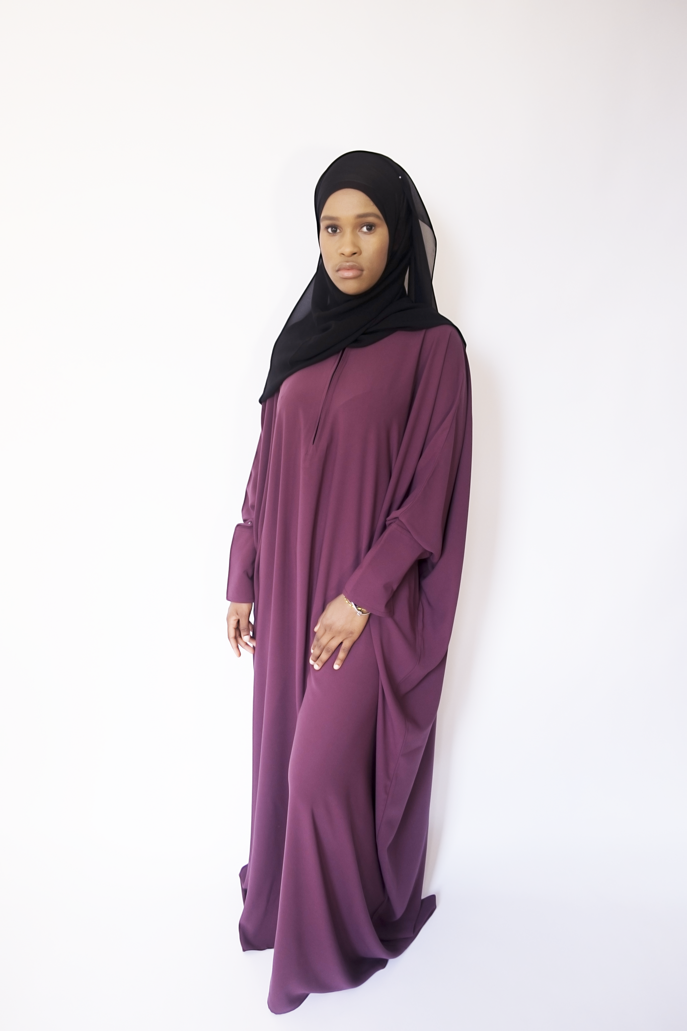Simple Dress - Purple