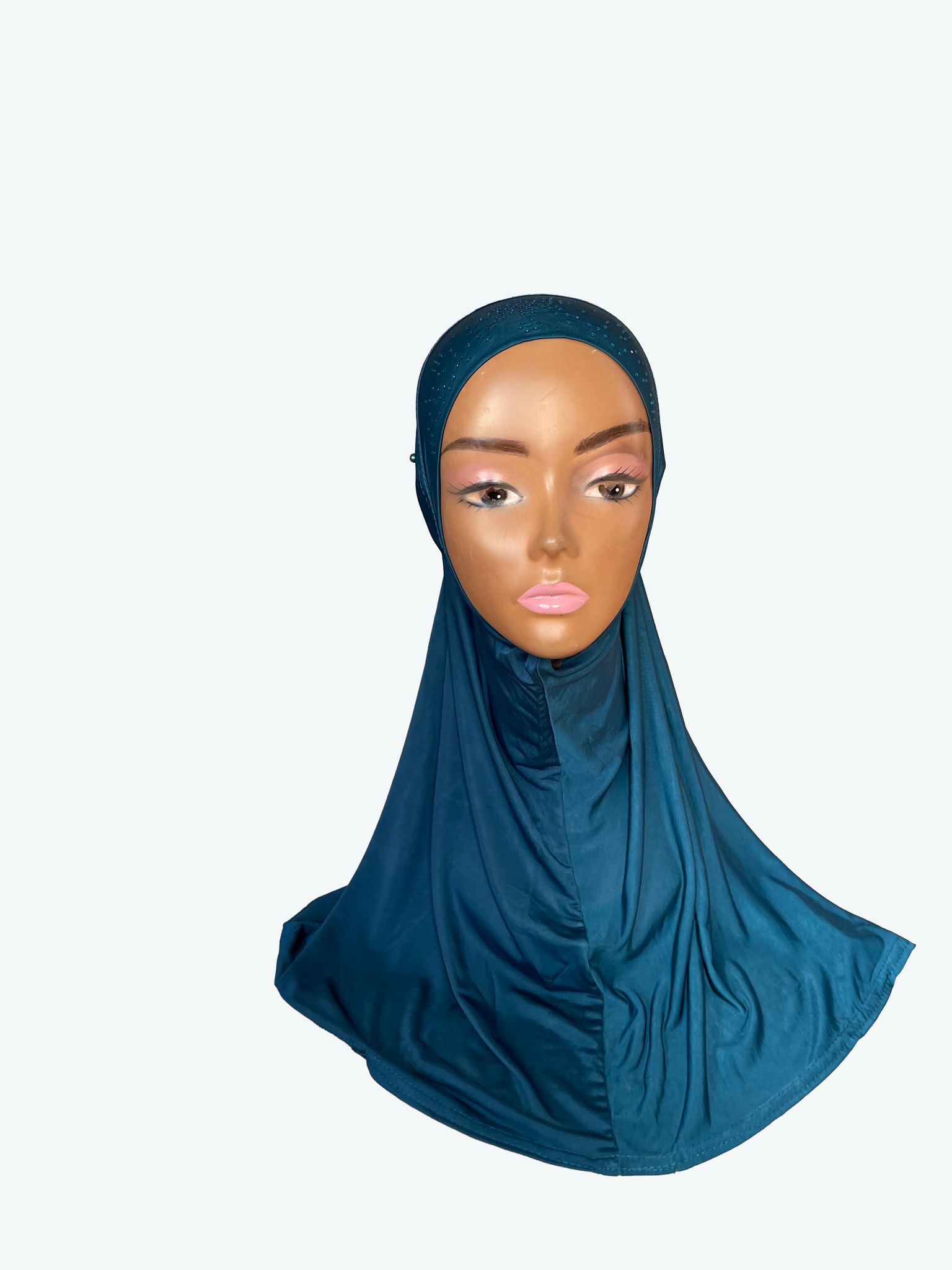 Easy Wear Soft Hijab for Women, Instant Hijab Scarf - Dark Teal