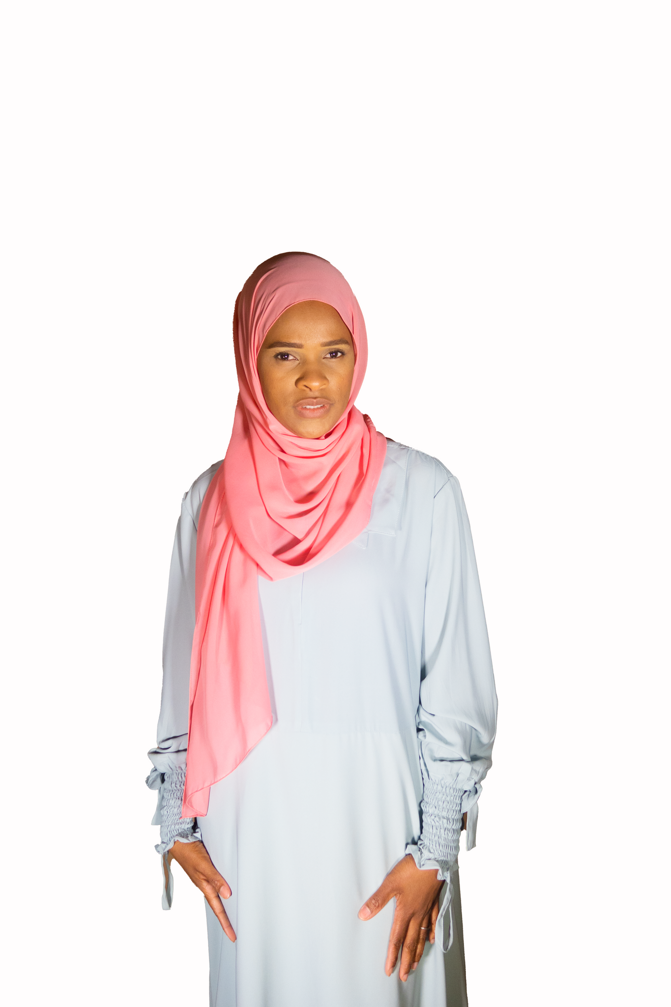 Chiffon Hijab - Peach