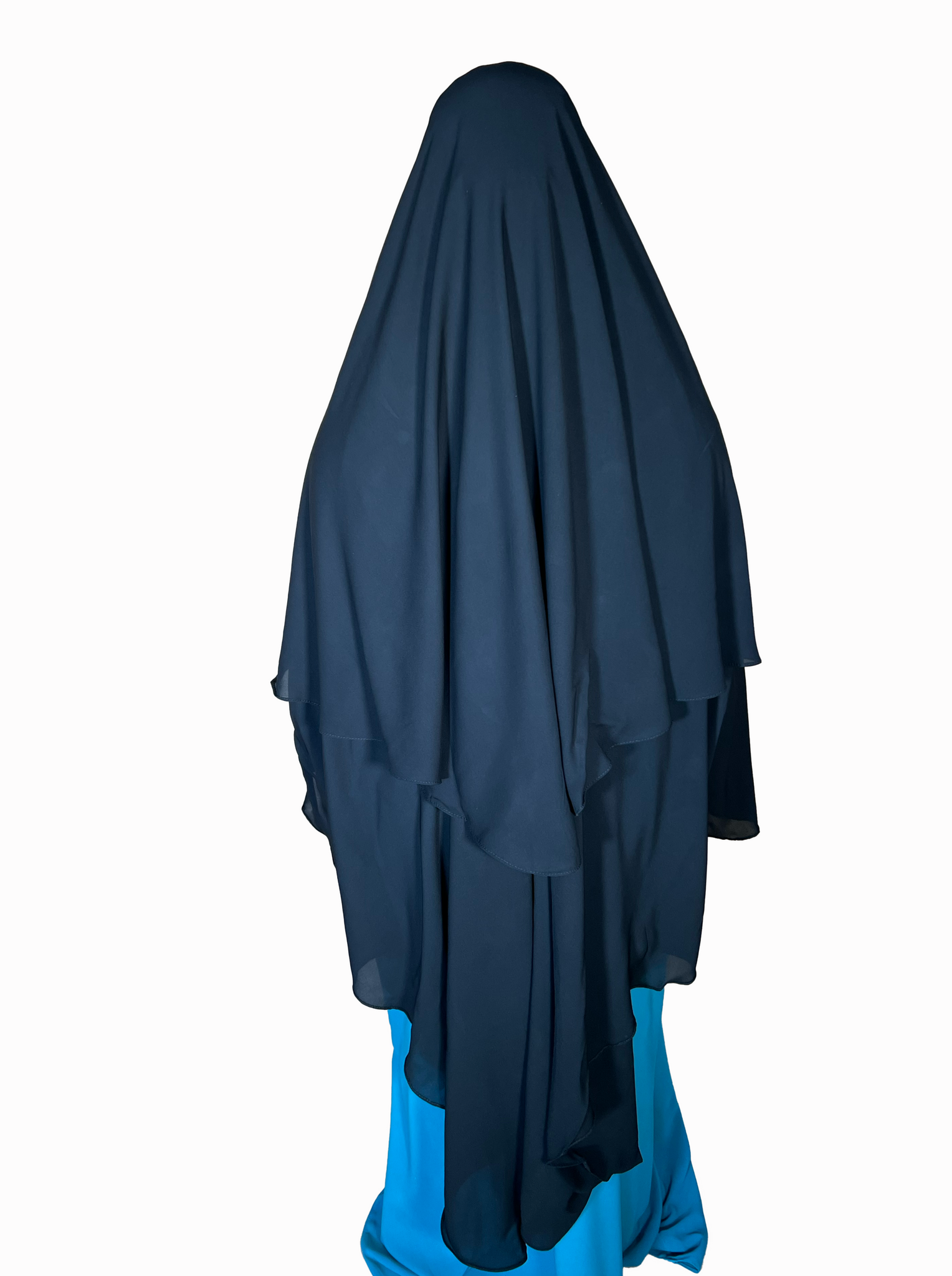 Two Layer Niqab - Black